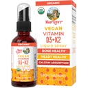 Organic D3 + K2 Spray της MaryRuth για ενήλικες & παιδιά για την υγεία των οστών 