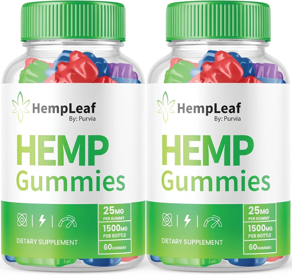 (2 πακέτο) Hemp Leaf Gummies - Επίσημη Formula - Hemp Leaf Gummies με εκχύλισμα κάνναβης, Advanced Strength Zen Performance Hemp Blend, Zen Boost Hemp Gummies Μέγιστη δύναμη, Zen Gummies (120 Gummies)