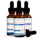 Εγκεκριμένο Science® MCT Oil - Pure Medium-Chain Trigeride (MCT) Oil που προέρχεται από καρύδες με καπρυλικό οξύ (C8) και καπρικό οξύ (C10) - Vegan, 60 ml - Συσκευασία των 3