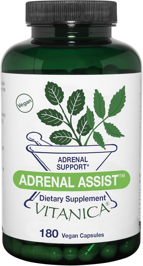 Vitanica Adrenal Assist, Adrenal support, Vegan, 180 κόμης