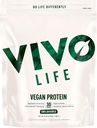Vivo Vegan Protein Powder - 0,7 oz φυτικής πρωτεΐνης ανά Scoop, 30 μερίδες (31,7 oz) (Vanilla) (31,7 oz, Χωρίς άρωμα)