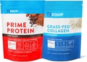 Equip Foods Πρωτεϊνική σοκολάτα σκόνης & χόρτο Fed Κόλαγκεν σκόνης χωρίς γεύση