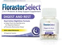 Florastor Probiotic Digest and Rest, Saccharomyces Boulardii Προβιοτικά με μελατονίνη (4mg), Natural Sleep Aid + Digestive Support, 40 κάψουλες