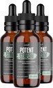 PotentStream Drops - Original Formula, Natural Liquid Supplement with Plant Extracts | 100% Natural, Made in USA, 3 Month Supply