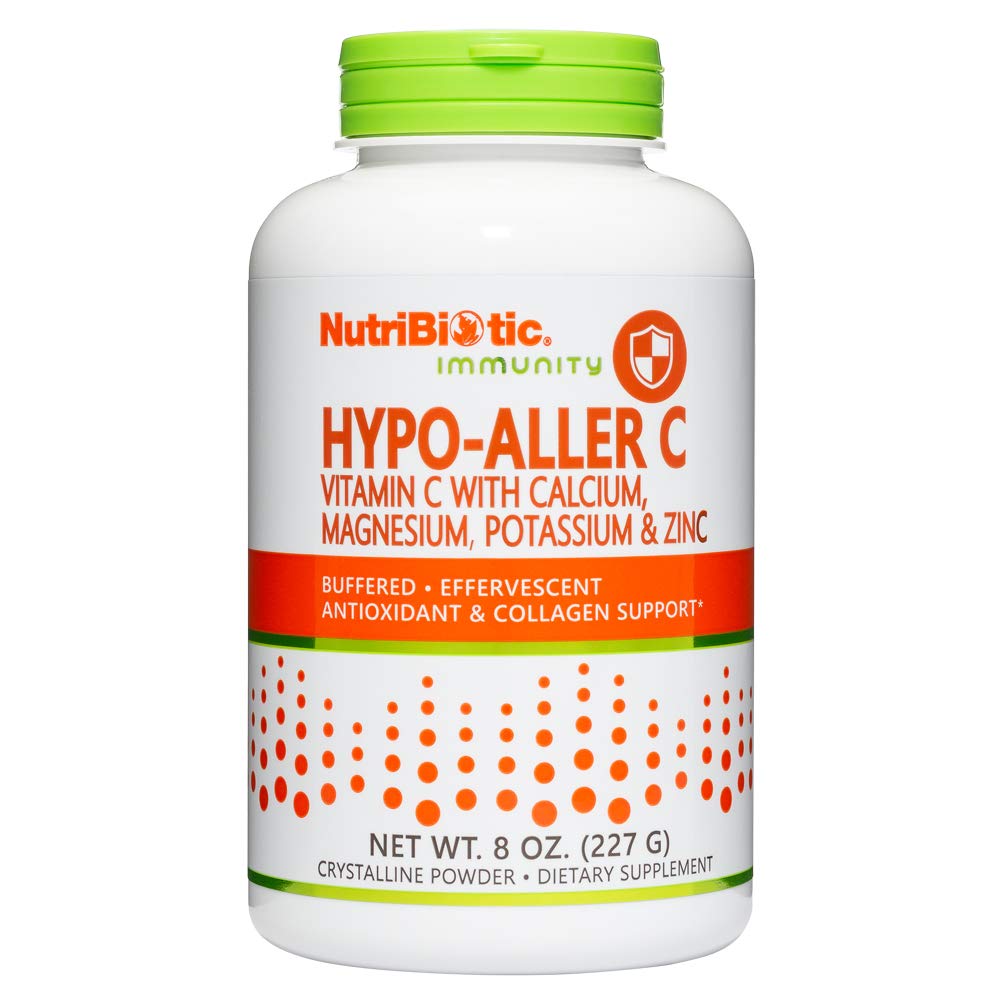 NutriBiotic Hypo-Aller C σε σκόνη Βιταμίνη C και Ορυκτά για Αντιοξειδωτικό & Κολλαγόνο Υποστήριξη 