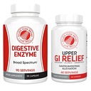 Silver Fern Brand - πάνω και κάτω GI Digestion σετ υποστήριξης - GI Relief and Digestive Enzymes Bundle