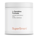 Supersmart - L-Καρνιτίνη Φόρμουλα (Φυσική Λεμονί Γεύση) - 2-σε-1 με Acetyl L-Καρνιτίνη & L-Καρνιτίνη Tartrate Powder - Amino Acids Complex Supplement 