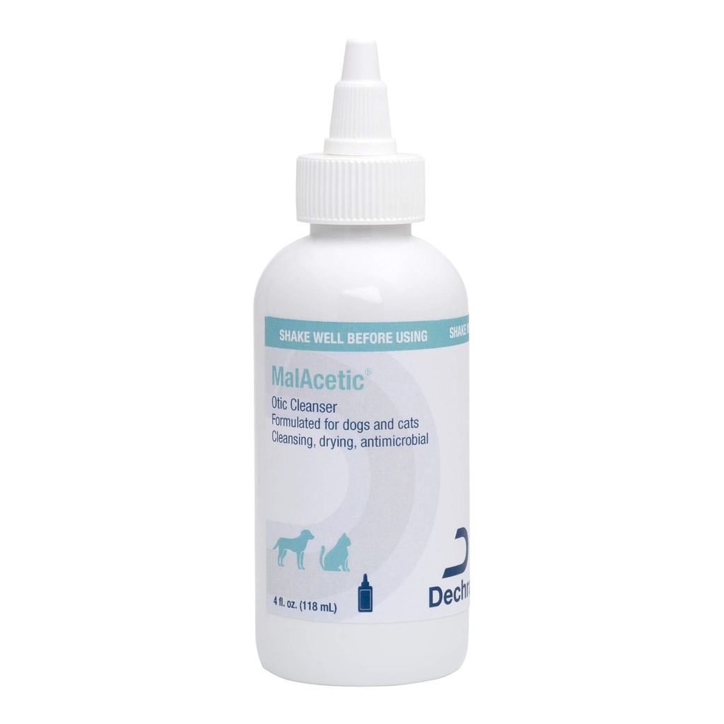 Dechra Malacetic Otic Cleanser για σκύλους και γάτες, 4 fl oz