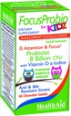 FocusProbio για Kids, 60 μασώμενα δισκία, υποστηρίζει τη γνωστική λειτουργία για την προσοχή και την εστίαση. Blackcurant και Vanilla Flavor, Περιέχει βιταμίνη D & Iodine. Όξινα & ανθεκτικά στη χολή στελέχη. Χορτοφαγικά