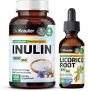 BIO KRAUTER Inulin 100 Κάψουλες & Λικέρης Ρίζα Βάμμα 2 Fl. Oz.