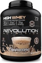 Revolution Nutrition, High Whey, Protein Powder 6LB, Whey Isolate, Gluten Free, Lean Muscle Mass for Men & Women, 25g Protein Per Scoop, 2.7kg, 73 Servings (Iced Cappuccino, 6 Λίρες)