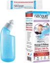 Nasopure Nasal Wash, Μικρή εξάρτηση δειγματολήπτη, “The Nicer Neti Pot” Κιτ πλύσης νιπτήρα, Άνετο Nasal Ξεπλύνετε 4 Oz μπουκάλι & 4 πακέτα αλάτι (3,75 γρ. έκαστο), Ρινική συμφόρηση, κρύο, αλλεργία, Nasνική άρδευση