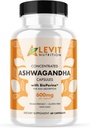 Organic Ashwagandha 600mg - 60 Count (2-Month Supply) - Vegan - BioPerine για βελτιωμένη απορρόφηση - Στρες, Τάση & Ευεξία Υποστήριξη