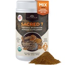 Naturealm Sacred 7 Organic Mushroom Supplement – 100% Fruiting Body Extract Powder with Lions Mane, Reishi, Chaga & More 