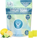 Laki Naturals Λαρύγγι μουσαμά βοτανικό λαρύγγι Lozenges (14 Ct) – Χαβανέζικο θαλασσινό αλάτι πονόλαιμο & ξηρό στόμα Καταπραϋντικές σταγόνες – Vegan, μη-GMO, ζάχαρη χωρίς & γλουτένη Γλυκά και αλμυρά φυτικά γλυκά