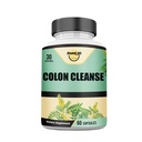 Cleanse Colon, Colon Detox, Όλα τα φυσικά φυτικά Formula, Υποστήριξη υγιείς κινήσεις του εντέρου, την υγεία του εντέρου & υγιή υποστήριξη του μεταβολισμού, μη-GMO - 60 κάψουλα λαχανικών 30 εξυπηρετούν