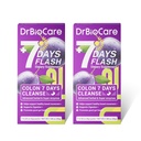 DrBioCare Colon 7 Ημέρες Καθαρισμός, 7 Ημέρες Flash, Καθαρισμός Κολώνων, Detox & Digestive Υποστήριξη, Prune Γεύση - 14 Πακέτα