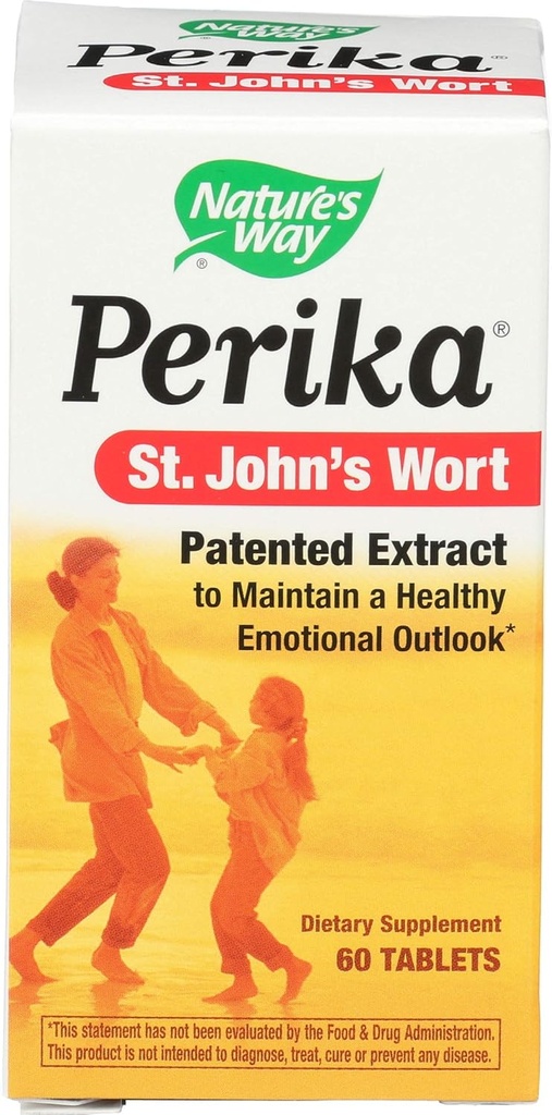Οδός της Φύσης Περίκα St. John’s Wort, 60 δισκία, Συσκευασία των 2