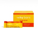 Why Bars, Protein Bars, Mango Ginger, 2.04 Ounce Bars (Pack of 12 Protein Bars) - Protein Bar Superfood, Χωρίς γλουτένη, Μη ΓΤΟ, Βιολογικό, Vegan, Απλά Συστατικά