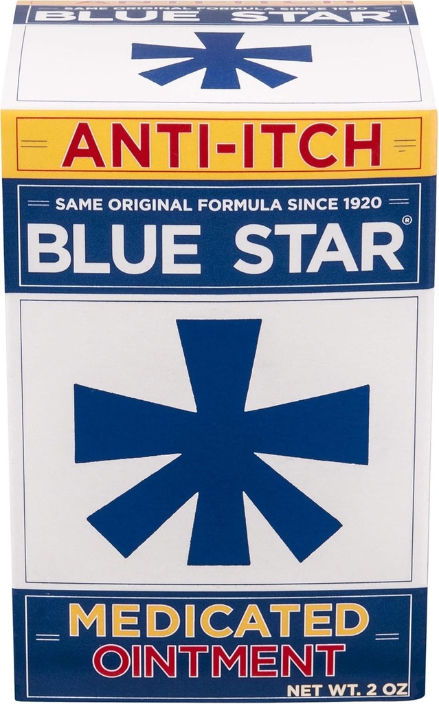 Blue Star Anti-Itch Medicated Aintment 2 oz (πακέτο των 3)