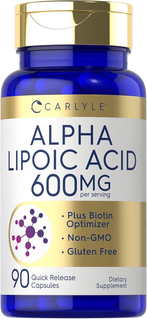 Carlyle Alpha Lipoic Acid 600mg 