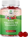 Μασώμενη βιταμίνη D Gummies για τα παιδιά - Νόστιμη βιταμίνη D 1000 IU ανά υπηρεσία - Τοντωτές Ανοσοποιητική υποστήριξη Gummies - μούρα Συμπληρώματα Γεύσης για τα οστά Υγεία & Μύες - Ζελατίνη Δωρεάν - 60 μάσημα