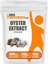 BulkSupplements.com Oyster Extract Powder - συμπλήρωμα ψευδαργύρου, από το σύνολο Oyster Shells - Χωρίς γλουτένη, 500mg ανά υπηρεσία, 250g (8,8 oz) (πακέτο του 1)