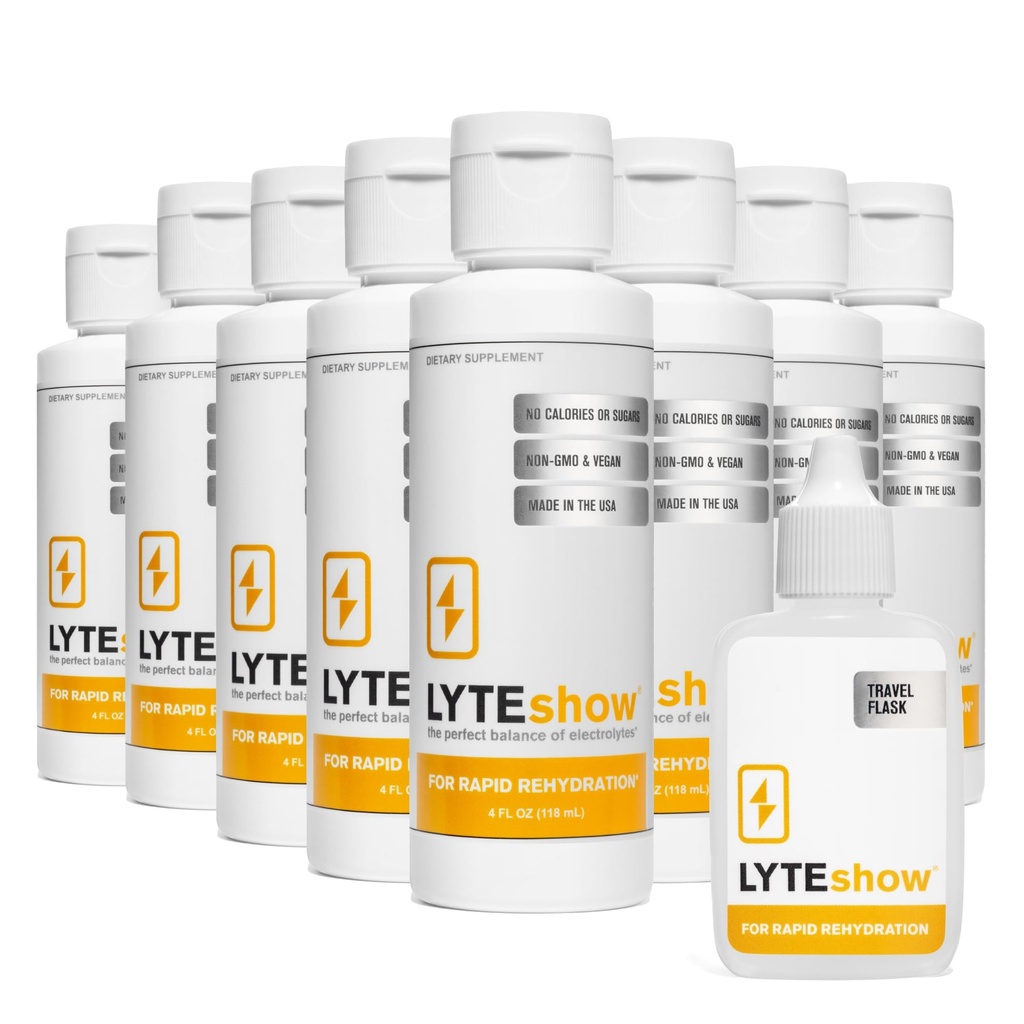 LyteLine Sugar-Free Electrolyte συμπλήρωμα για την ενυδάτωση - ανοσοποιητική υποστήριξη - Συσκευασία των 8, 320 εξυπηρετούν - Keto Friendly - Ψευδάργυρος, Μαγνήσιο για ταχεία ενυδάτωση, προπόνηση, αποκατάσταση μυών, ενέργεια - Vegan