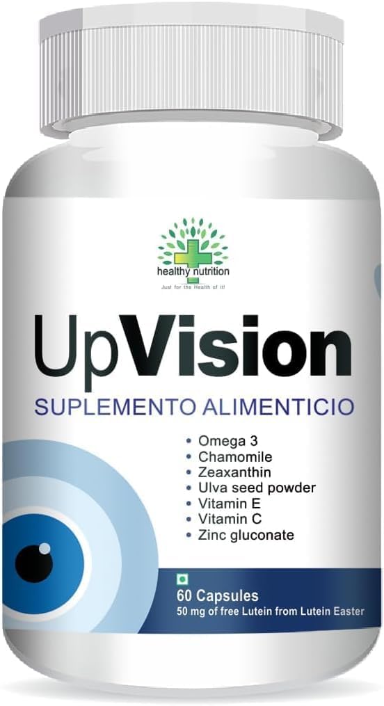 Generic Upvision Eye Care Supplent for Eye Health with Omega-3, Vitamin E, VIT A, VIT C, Lutein, Zeaxanthin, VIT B2 Vegetarian 60 Κάψουλες-Pack of 1