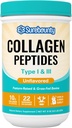 Κολαγόνο Peptides σκόνη, Τύπος I & III, Grass-Fed Bovine Πηγή, Unflaved, Διαλύει εύκολα, δέρμα, μαλλιά, νύχια & μυών φροντίδα, Παλαιό & Κετό Φιλικό, 8oz
