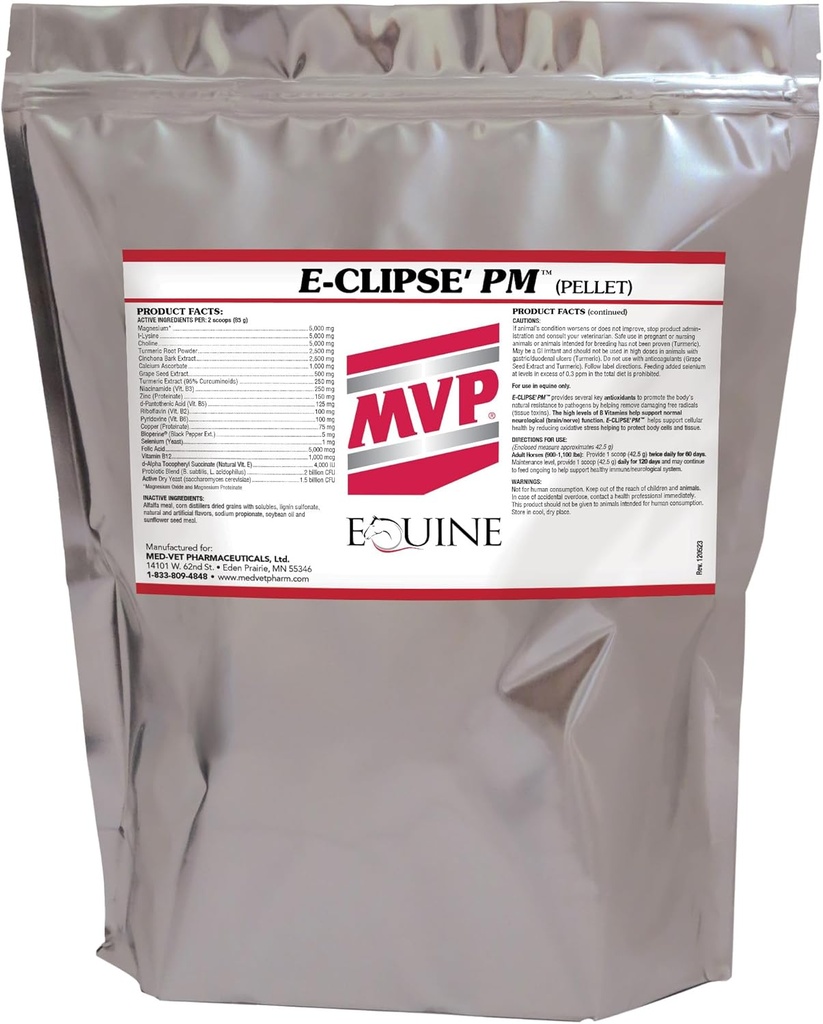 E-Clipse PM (12 λίβρες) Νευρολογική Υγεία / Ανοσολογική Υποστήριξη για τα Άλογα