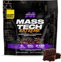 Muscletech High-Protein Mass Gainer (Τρίδυμη σοκολάτα Brownie, 6LB) - Mass Tech Extreme 2000 Mass Gainer Protein Powder Supplement - Κερδιστής βάρους για την αύξηση των μυών, ενισχυμένη αποκατάσταση & δύναμη