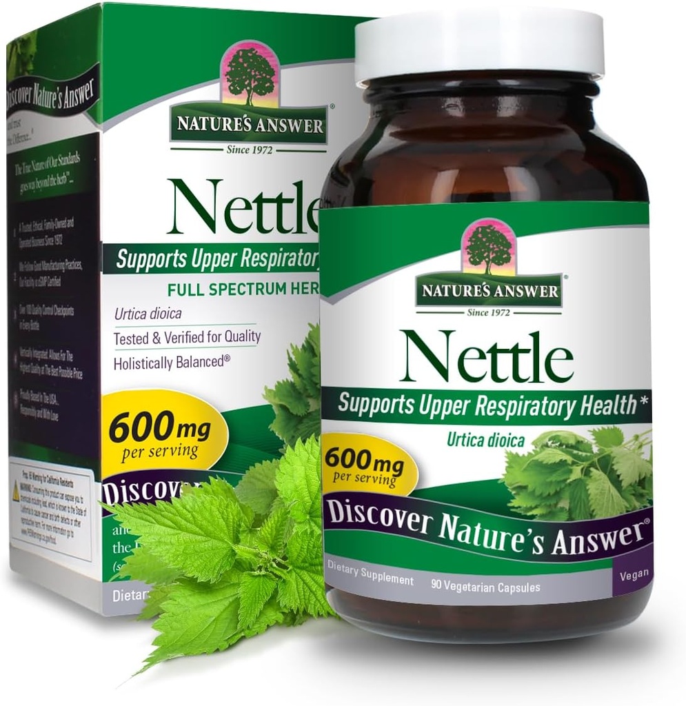 Απάντηση της φύσης Νετλ Λίφ Κάψουλες Vegan 90 Count 