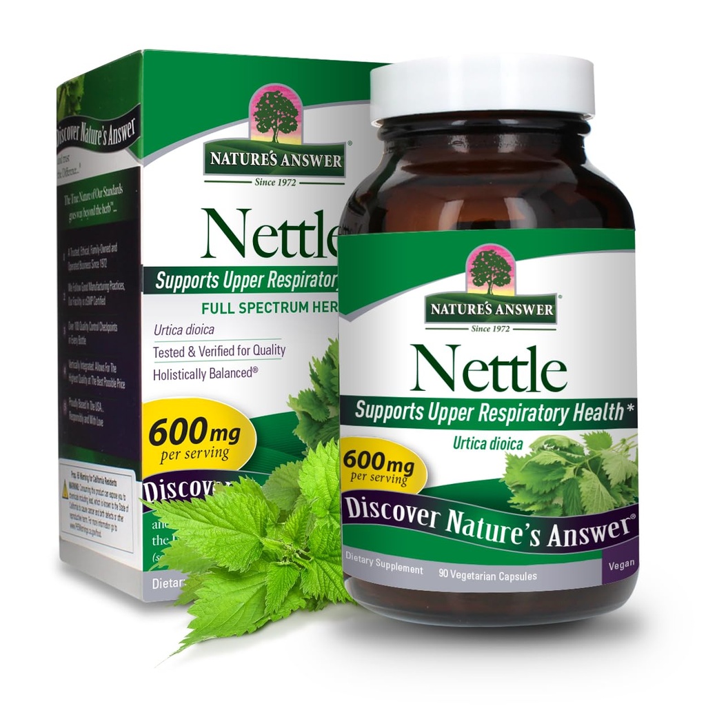 Απάντηση της φύσης Νετλ Λίφ Κάψουλες Vegan 90 Count 