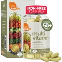 Zahler Multivitamin 50+, Iron-Free Formula + Lutein for Eye Health, 60 Κάψουλες.