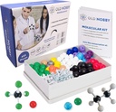 Παλιό σετ οργανικής χημείας Nobby (425 pc) Molecular Model Kit with Atoms, Bonds, Guide, Bond Removement Tool - STEM Science Kits for Kids Toys Chemistry Set for Students Young Scientists