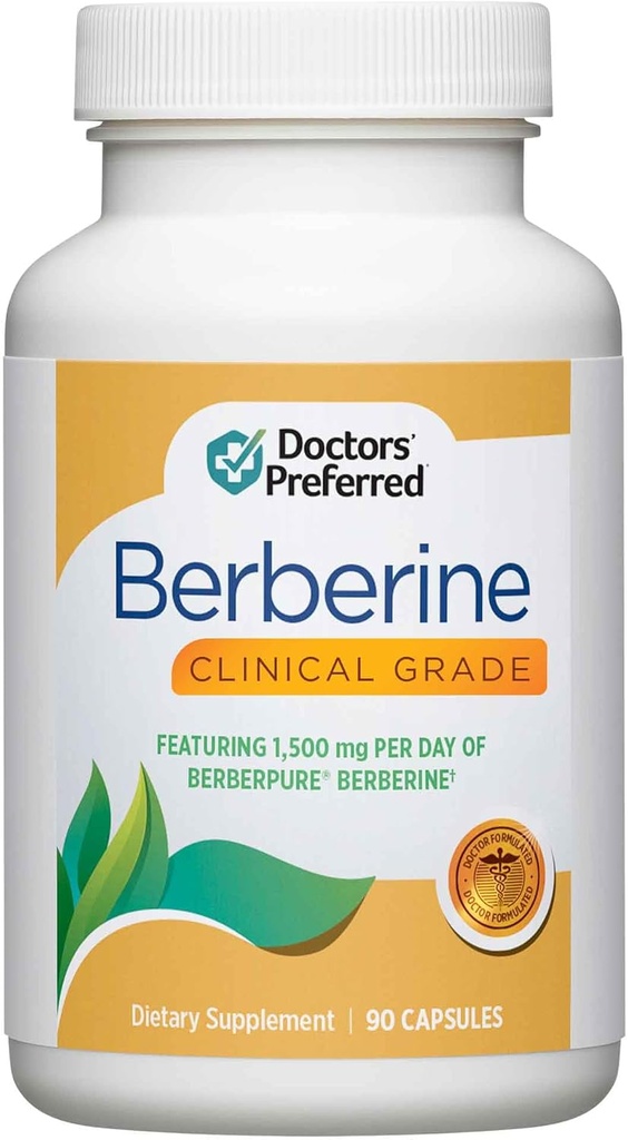 Doctors' Preferred Berberine Clinical Grade Supplement - Γιατρός Formulated 