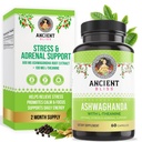 Αρχαία Bliss Ashwagandha με L-Θεανίνη & Μαύρο εκχύλισμα πιπεριού κάψουλες, ενέργεια & φυσικό συμπλήρωμα υποστήριξης Mood, συμπλήρωμα εστίασης για ενήλικες