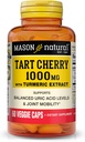 MASON NATURAL 1000mg Tart Cherry Extract με Standardized Turmeric, 60 ημέρες κάψουλες εφοδιασμού για κοινή υποστήριξη
