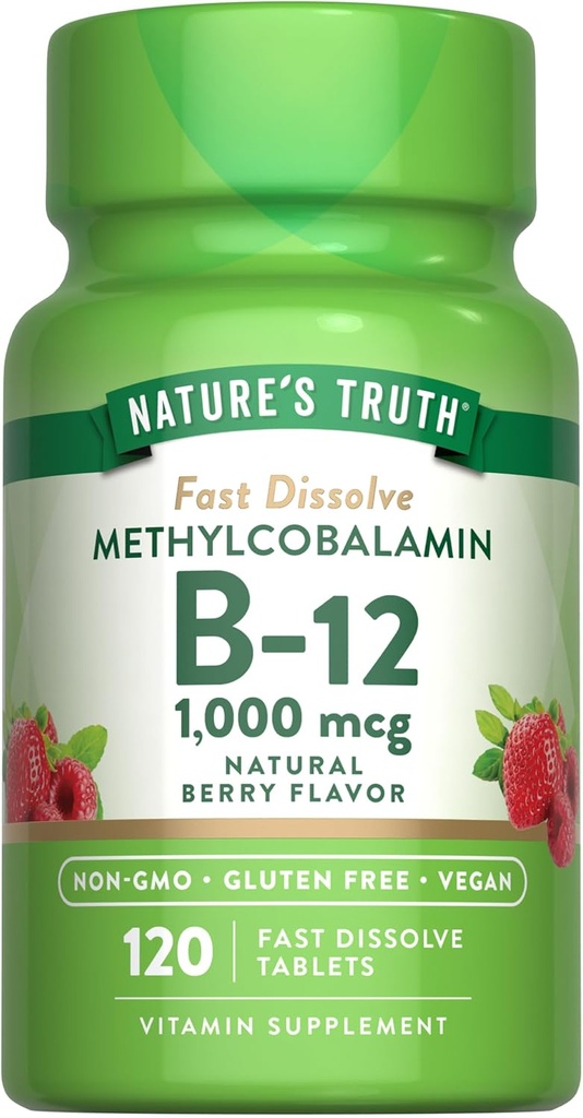 Nature's Truth B12 Βιταμίνη Υπογλώσσια δισκία 