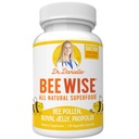 Dr. Danielle's Bee Wise - Bee Pollen Supplement - Bee Well with Royal Jelly, Propolis, Beepollen in 4 Daily Bee Pollen Κάψουλες
