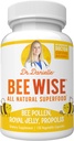 Dr. Danielle's Bee Wise - Bee Pollen Supplement - Bee Well with Royal Jelly, Propolis, Beepollen in 4 Daily Bee Pollen Capsules