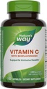 Nature's Way Vitamin C with Bioflavonoids, Immune Support*, High Potency Vitamin C per 2-capsule serving, Promotes Collagen*, 1,000 mg per 2-Capsule Serving, 100 Capsules (Packaging May Vary)