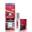 L'Oreal Paris Revitalift Υαλουρονικό οξύ + Ενυδατικός ορός ματιών καφεΐνης για Σκοτεινούς Κύκλους, Fragrance Free .67 fl. oz + Ενυδατικό δείγμα