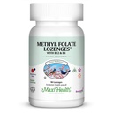 Maxi Health methyl folate Lozenges με B12 & B6, Flavored Memory, Καρδιαγγειακή Υγεία Ορμόνη & Ανοσοποιητική Υποστήριξη Χωρίς Γλουτένη, Kosher Berry, 90 Count