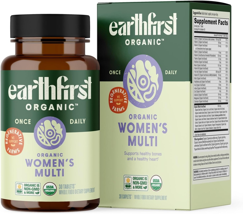 Women’s Multi Once Daily, Women's Multivitamin, Iron, Vitamin B12 & More, 19 Βιταμίνες από Βότανα & Superfoods, 30 Count