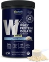 Biochem 100% Whey sugar-free Βανίλια 20g, 11.8oz, πιστοποιημένη χορτοφάγος, Certified Gluten Free, Certified Non-GMO Tested, Keto Friendly, Grass-Fed
