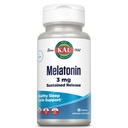 KAL Melatonin 3mg Sleep Aid Παρατεταμένη απελευθέρωση, Συμπλήρωμα μελατονίνης Υποστηρίζει υγιή χαλάρωση, ένα ήρεμο συναίσθημα και έναν σωστό κύκλο ύπνου, w/ Πρόσθετη βιταμίνη Β6, Vegan, Χωρίς γλουτένη 60 Serv, 60 δισκία