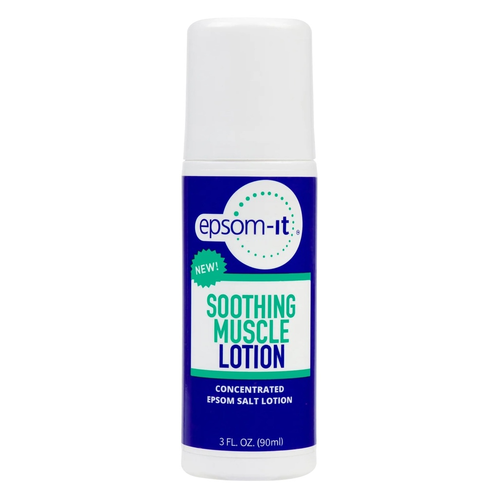 Epsom-It Καταπραϋντική Λοσιόν των μυών - Roll On Epsom Salt Lotion with Arnica for Muscle Stiffness, Leg, Knees and Feet Discomfort, Topic Κρέμα Μαγνησίου, 3oz