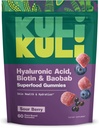 Kuli Kuli Super Gummies - Συμπληρώματα δέρματος με Baobab, Elderberry, και Biotin - Βοηθά στην υποστήριξη της υγείας του δέρματος - 60 μη-GMO, Gluten-free Gummies